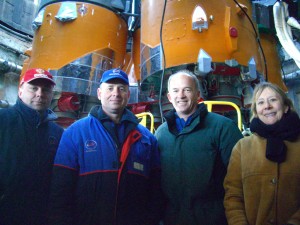 Esthr and Soyuz crew