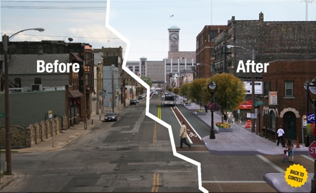 livable streets makeover of Milwaukee